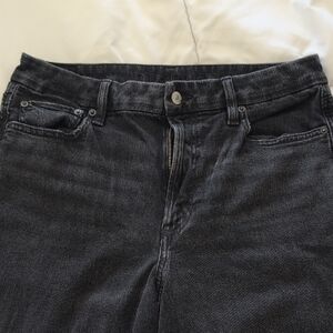 Dreamy Drape Curvy High Waisted Wide Leg jean